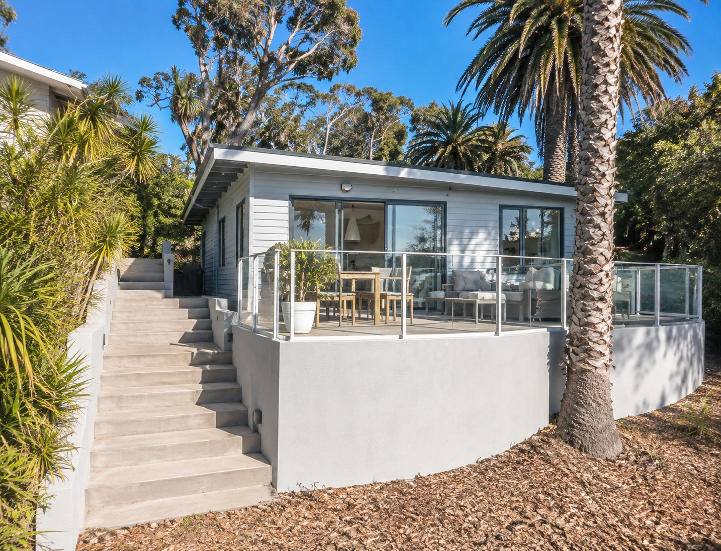 Retaining walls on Waiheke Island