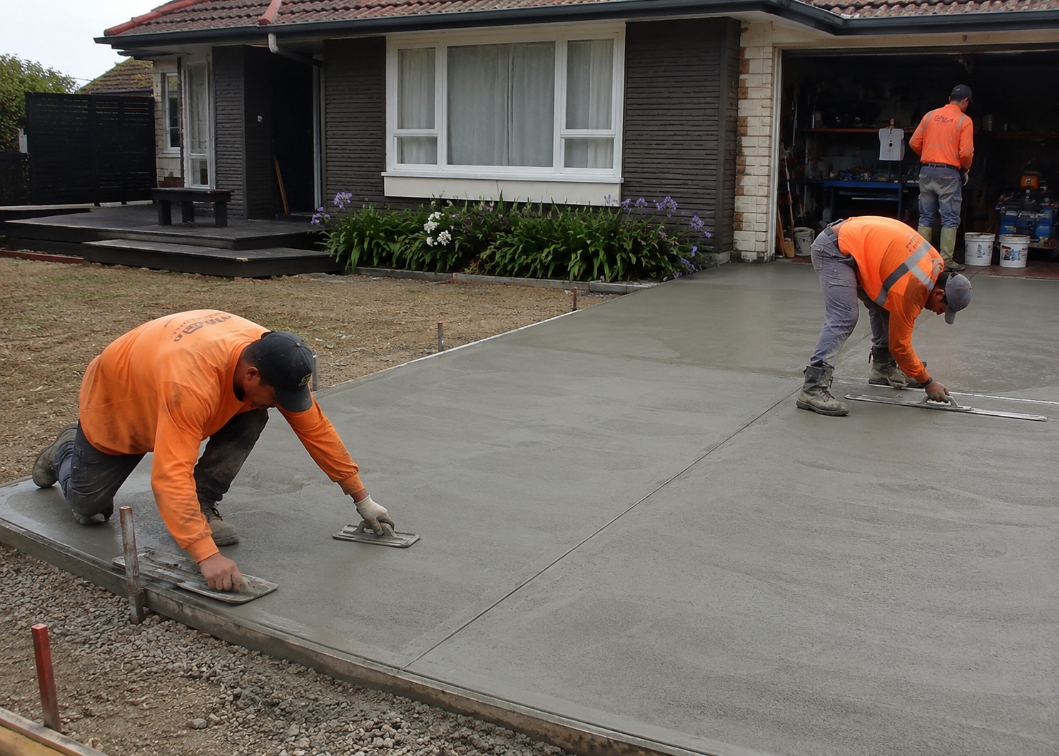 Concrete driveway contractors in Waiheke
